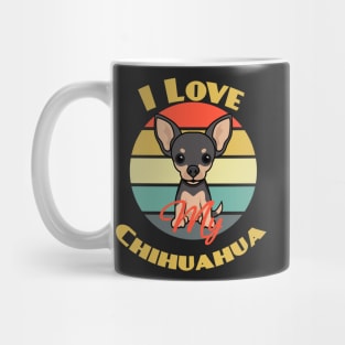 I Love My Chihuahua Dog puppy Lover Cute Mug